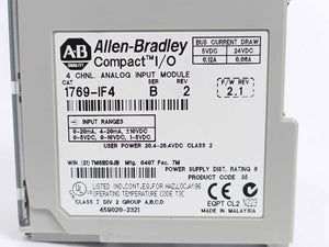 AB 1769-IF4 Ser. B Analog Input Module