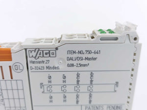Wago 750-641 DALI/DSI-Master 0,008-2,5mm2, Batch of 5 pcs.