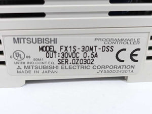 Mitsubishi FX1S-30MT-DSS Programmable Controller 30VDC 0.5A