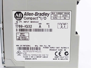 AB 1769-IQ32 Ser. A 32 PT. Input Module