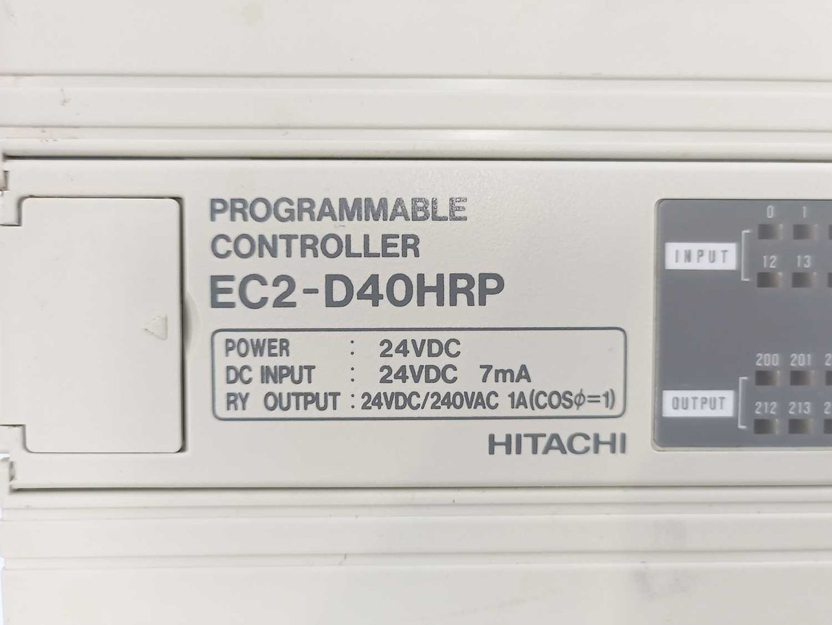HITACHI EC2-D40HRP Programmable Controller 24VDC