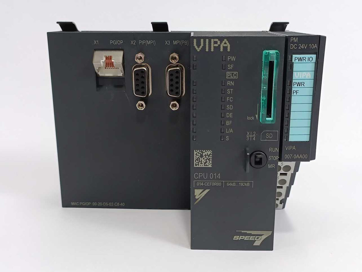 VIPA  CPU 014-CEF0R00 CPU 014, 64KB, Ethernet w/ PM 007-0AA00