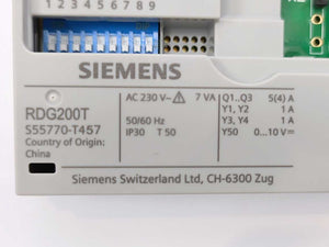 Siemens S55770-T457 RDG200T Room Thermostat
