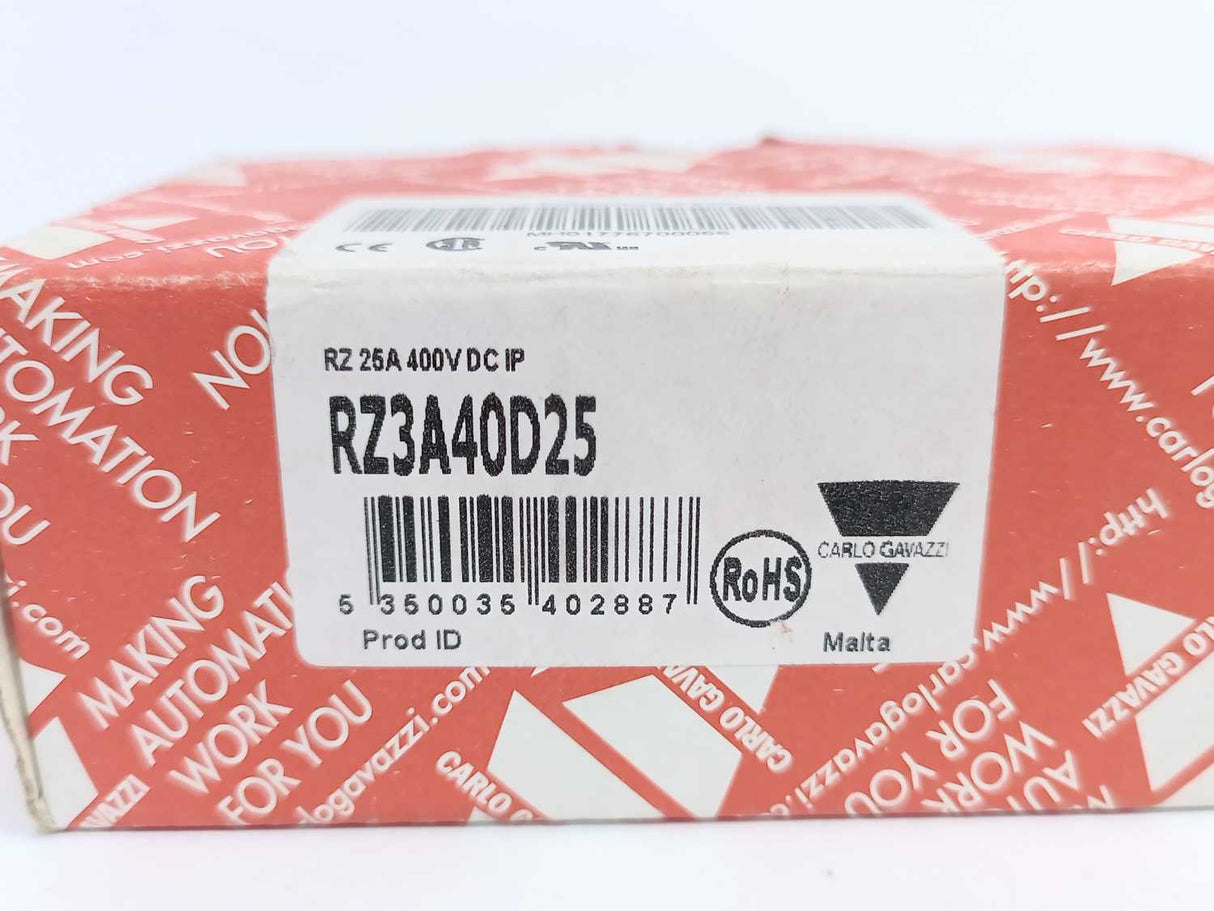 Carlo Gavazzi RZ3A40D25 3-Pole Panel Mount SSR