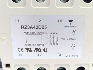 Carlo Gavazzi RZ3A40D25 3-Pole Panel Mount SSR