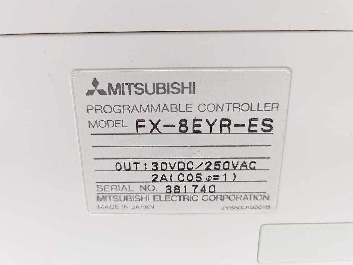 Mitsubishi FX-8EYR-ES Programmable Controller