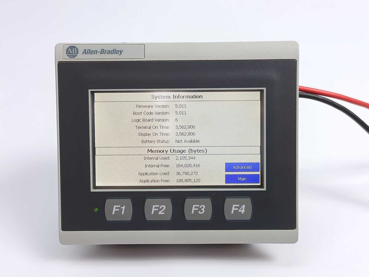AB 2711R-T4T Ser. B PanelView 800 HMI Terminal 4"