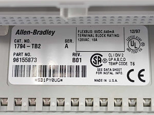 AB 1794-TB2 Ser. A Flex Terminal Base