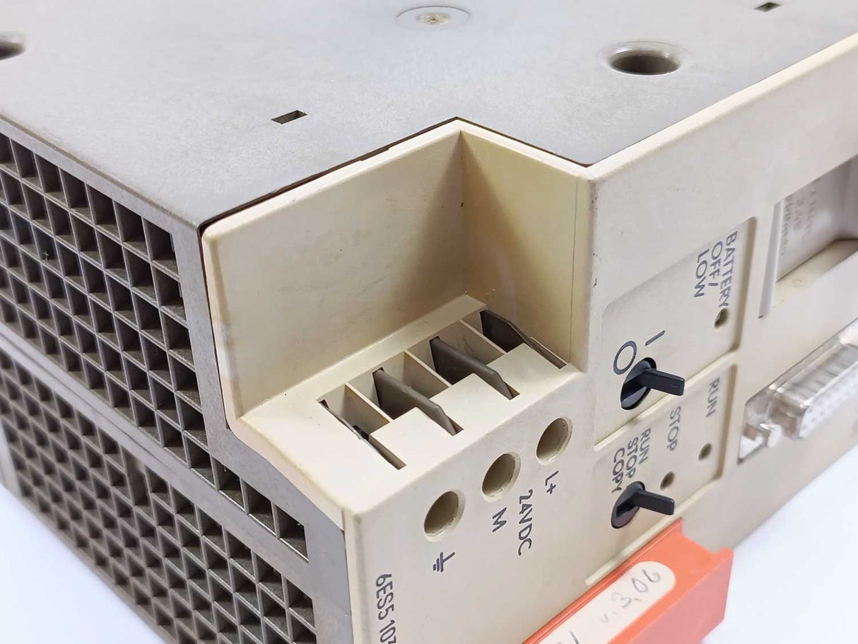 Siemens 6ES5103-8MA02 SIMATIC S5-100U CPU 103 w/ 6ES5375-0LA21