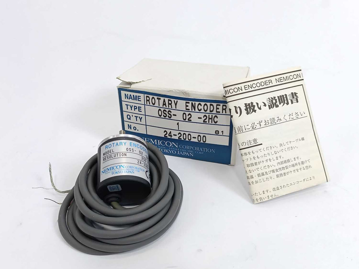 Nemicon Corporation 0SS-02-2HC 200 P/R Resolution Rotary Encoder