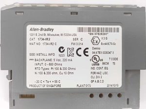 AB 1734-IR2 Point I/O 2 Point RTD Input Module Ser C