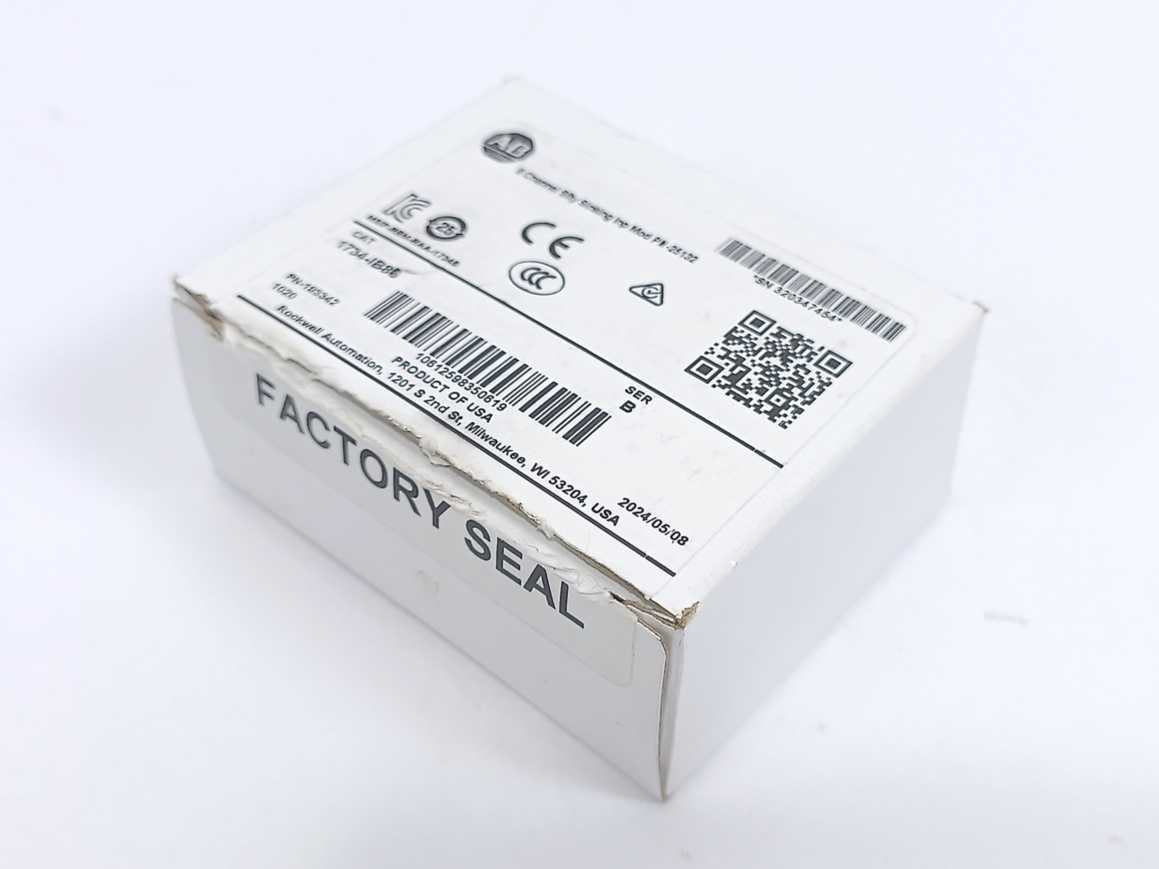 AB 1734-IB8S 8 Channel Sfty Sinking Inp Mod PN-25132 SER. B