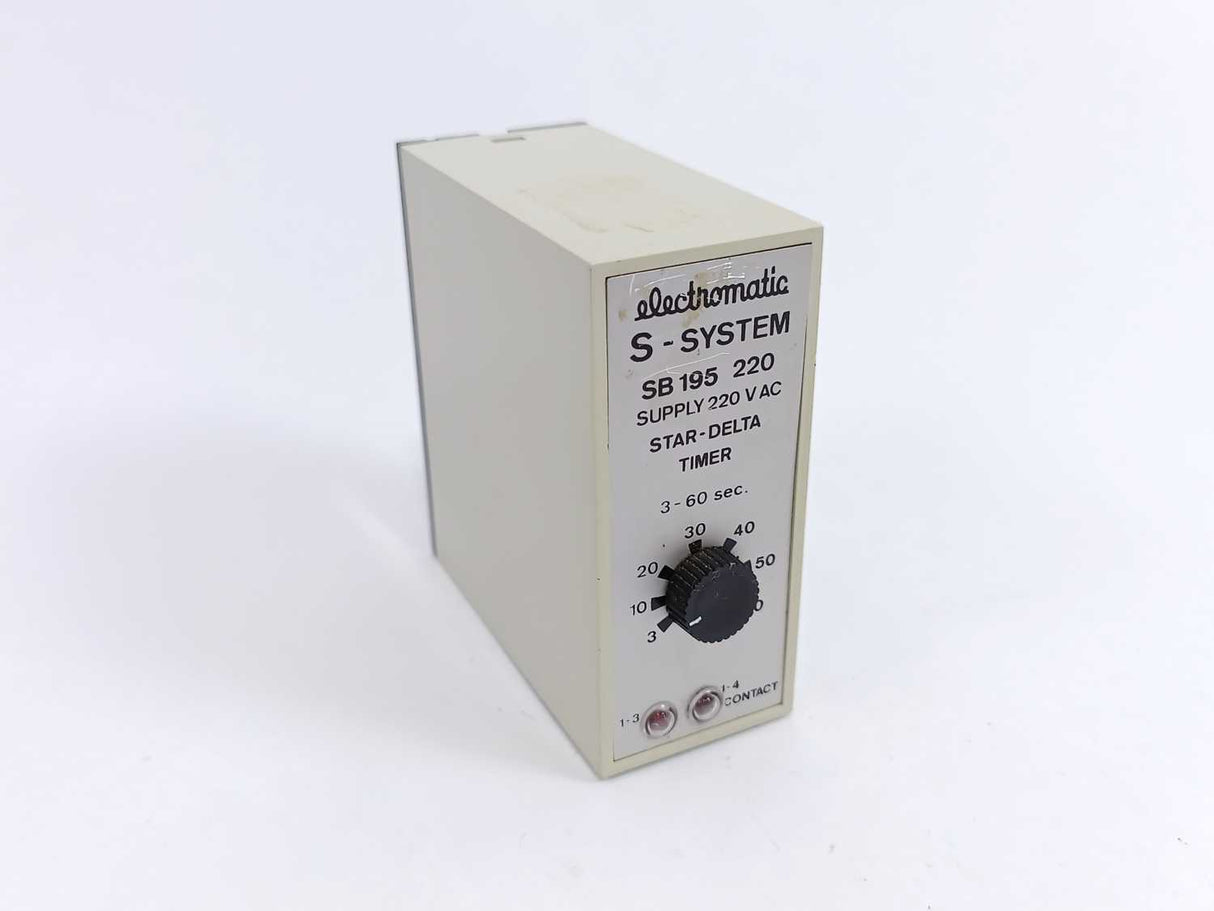 Electromatic SB 195 220 Star-delta Timer 3-60 sec.