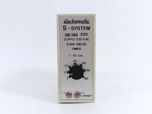 Electromatic SB 195 220 Star-delta Timer 3-60 sec.