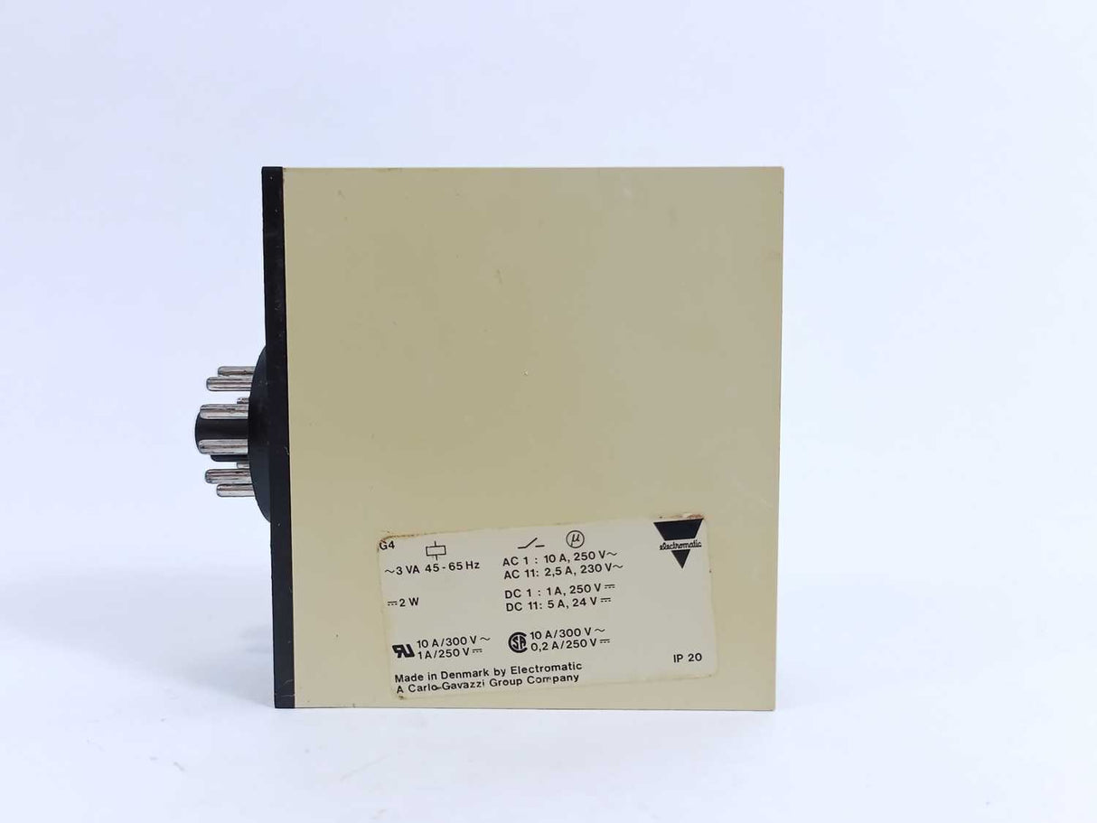 Electromatic SV 120 024 Cond. Liquids Dual Level Relay, Range 25K, 24V, 50/60Hz