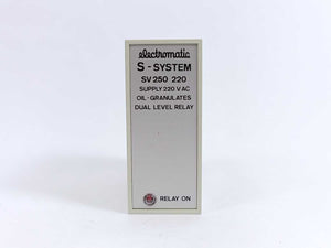 Electromatic SV250 220 Oil - Granulates Dual Level Relay