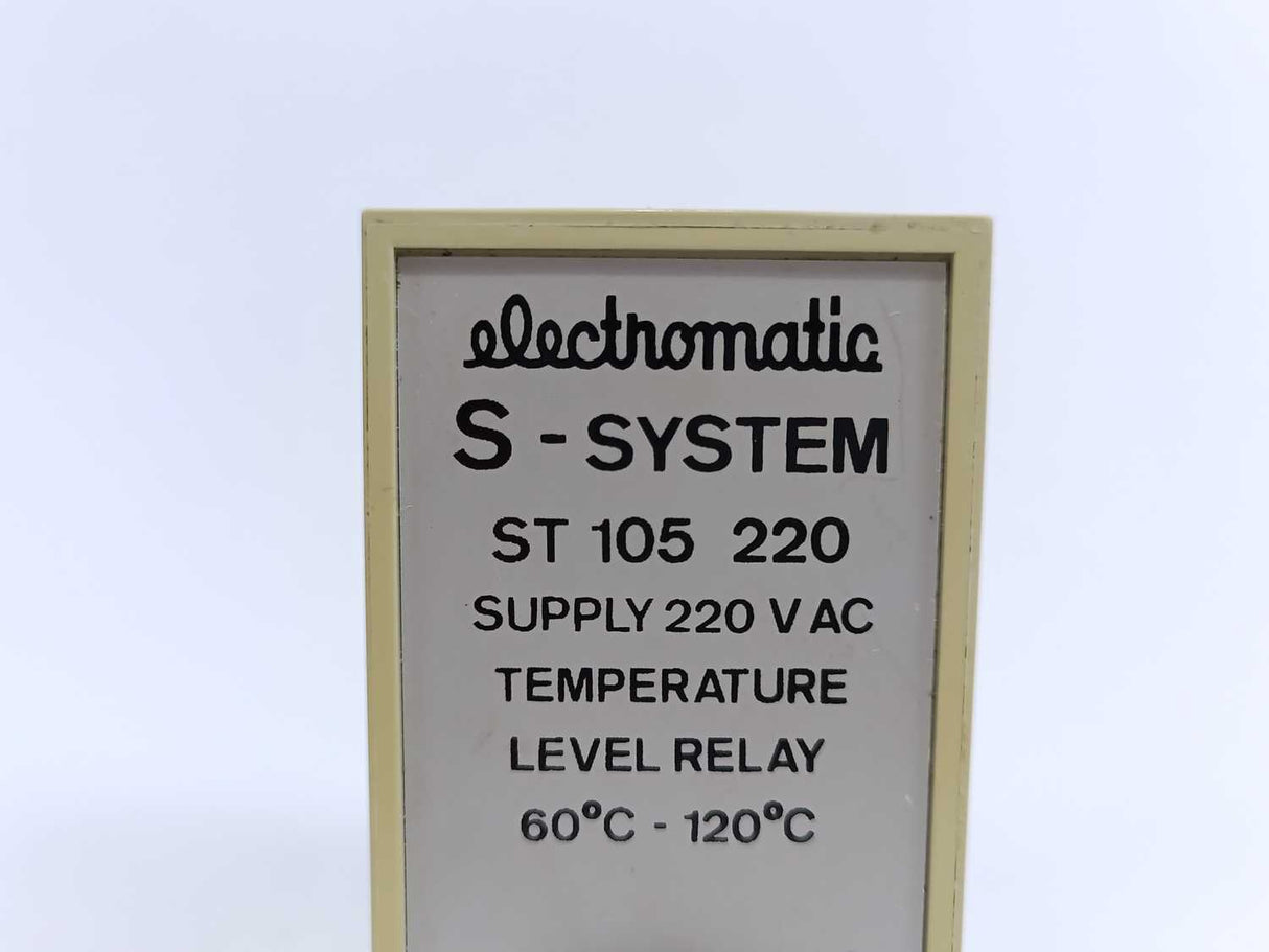 Electromatic ST 105 220 S-SYSTEM Temperature Level Relay 60-120°C