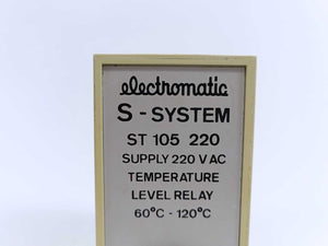 Electromatic ST 105 220 S-SYSTEM Temperature Level Relay 60-120°C