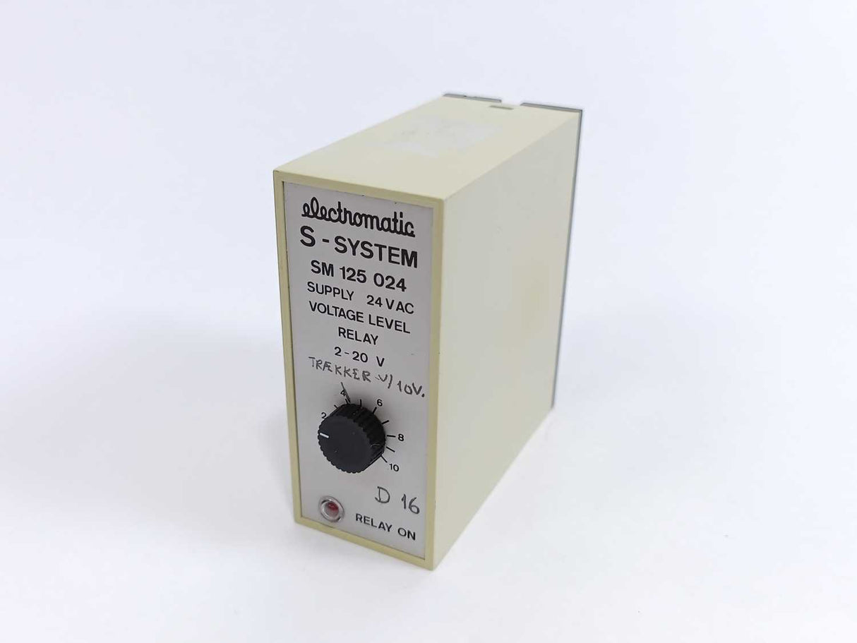 Electromatic SM 125 024 Relay 2-20 V