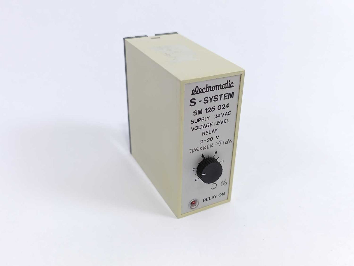Electromatic SM 125 024 Relay 2-20 V