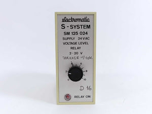 Electromatic SM 125 024 Relay 2-20 V