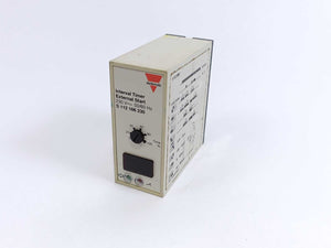 Electromatic S 112 166 230 Interval Timer External Start 230V, 56/60Hz