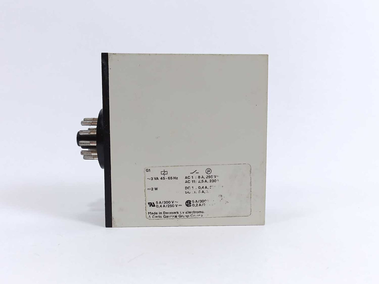 Electromatic S 112 166 230 Interval Timer External Start 230V, 56/60Hz