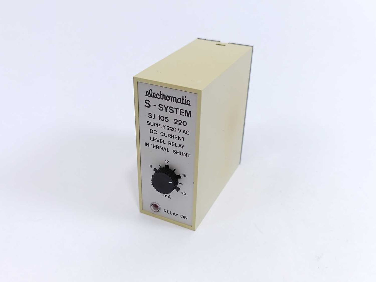 Electromatic SJ 105 220 DC-Current Level Relay Internal Shunt, 220Vac