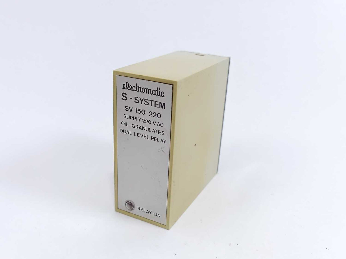 Electromatic SV 150 220 Oil Granulates Dual Level Relay