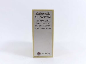 Electromatic SV 150 220 Oil Granulates Dual Level Relay