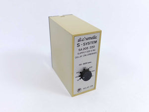 Electromatic SA 205 220 S-System Delay On Operate Timer 3-600 sec.