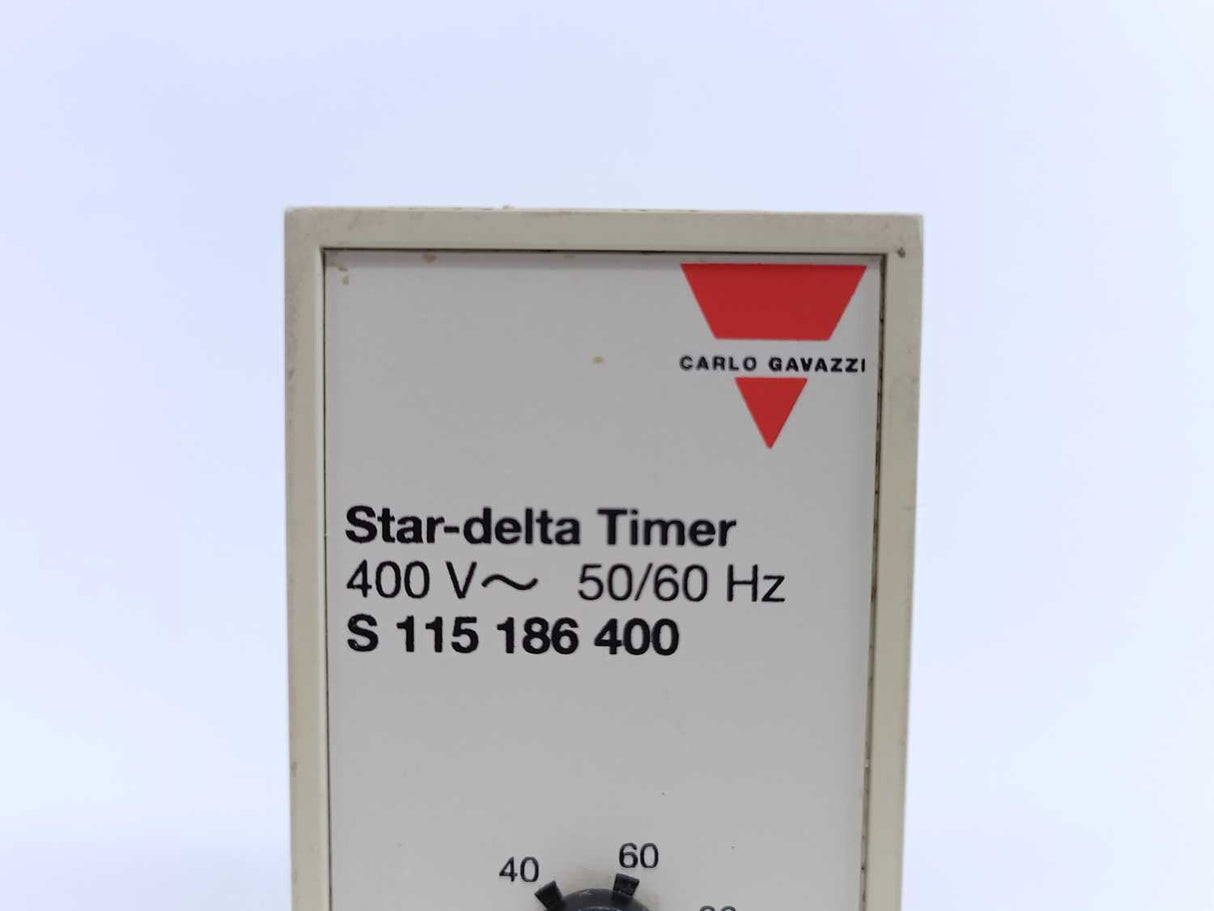 Carlo Gavazzi S 115 186 400 Star-delta Timer, 400V, 50/60Hz