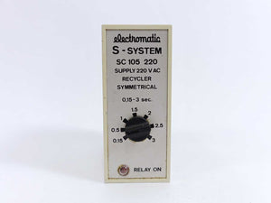 Electromatic SC 105 220 S-System Recycler Symmetrical. 0,15-3 sec.