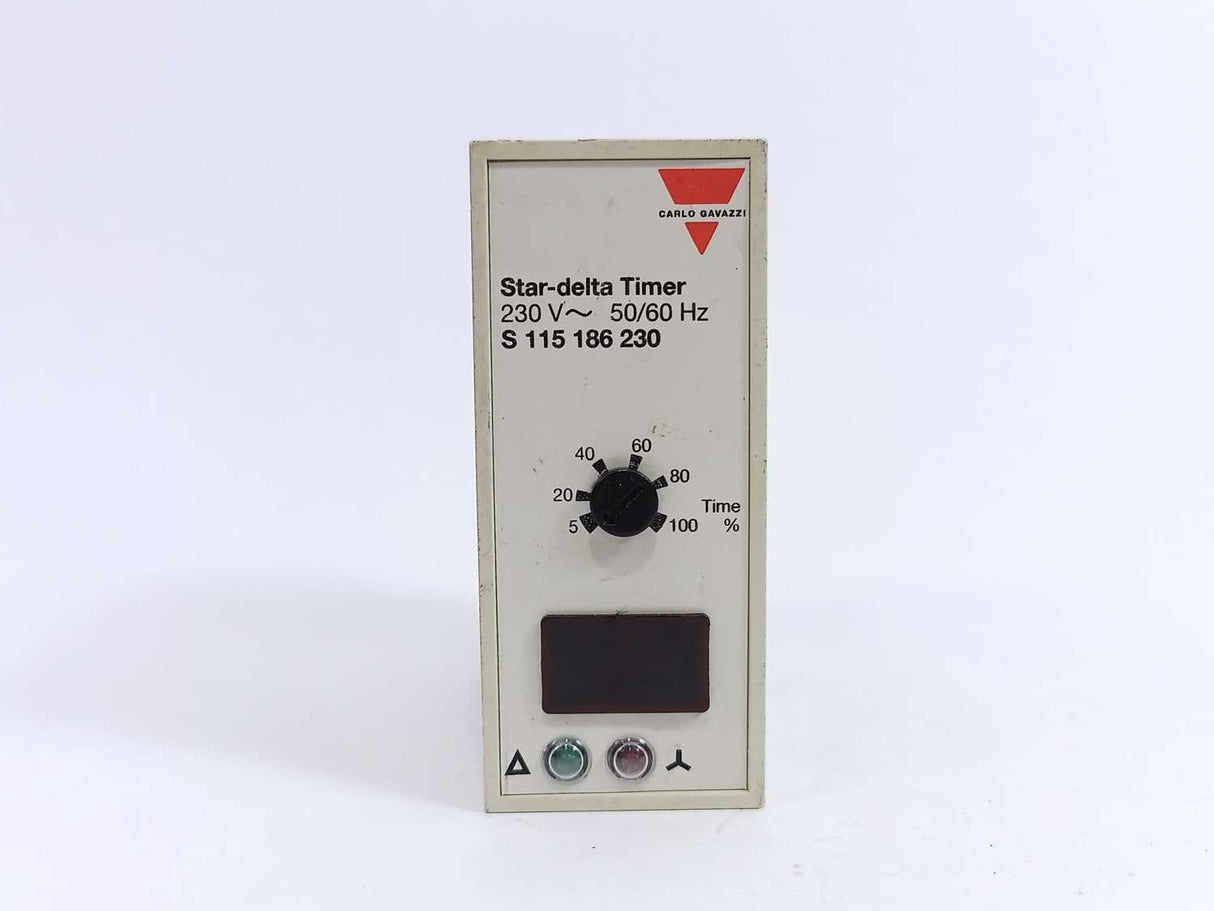Carlo Gavazzi S 115 186 230 S-SYSTEM Star-Delta Timer. Supply 230V, 56/60Hz