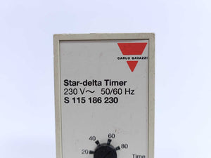 Carlo Gavazzi S 115 186 230 S-SYSTEM Star-Delta Timer. Supply 230V, 56/60Hz
