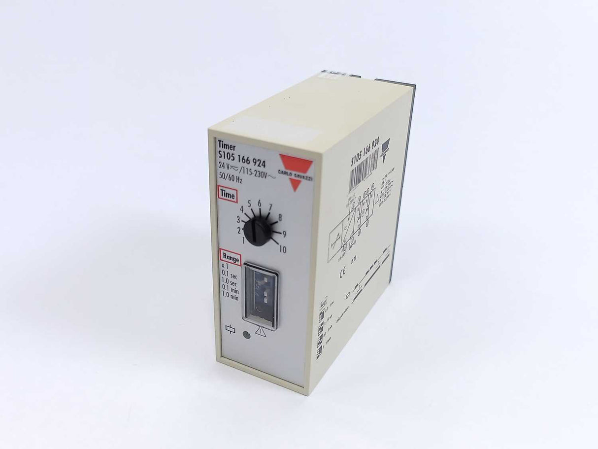 Carlo Gavazzi S105166924 Timer, 24V/115-230V, 50/60Hz