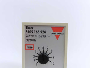 Carlo Gavazzi S105166924 Timer, 24V/115-230V, 50/60Hz