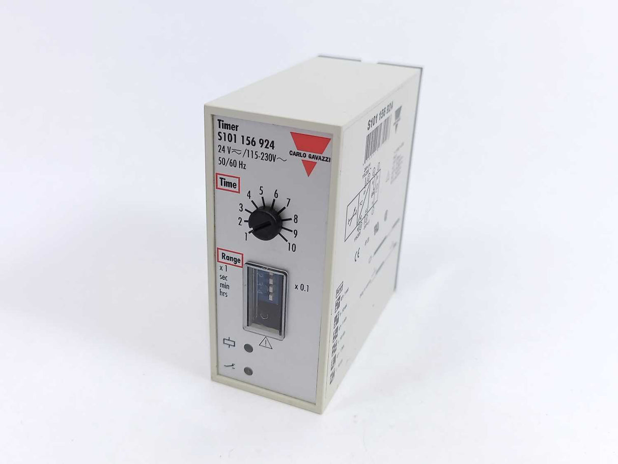 Carlo Gavazzi S101 156 924 Timer, 24V/115-230V, 50/60Hz
