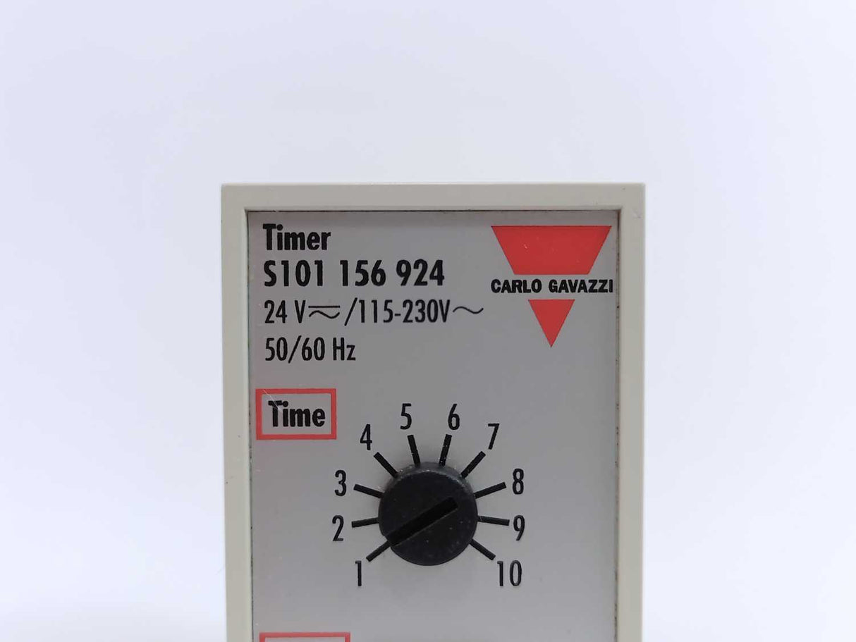 Carlo Gavazzi S101 156 924 Timer, 24V/115-230V, 50/60Hz