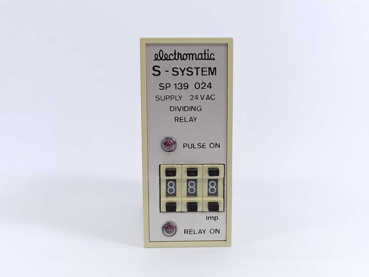 Electromatic SP 139 024 Dividing Relay, 24Vac