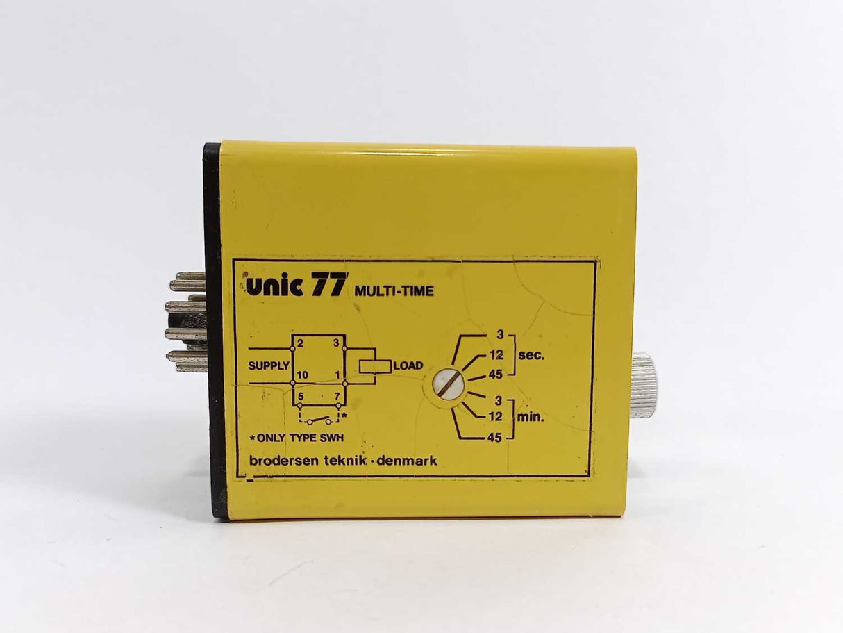Unic 77 Off Delay, SWI Multi Time 12-250V