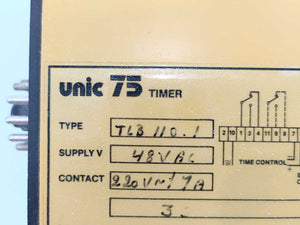 Unic 75 TLB Flasher Timer