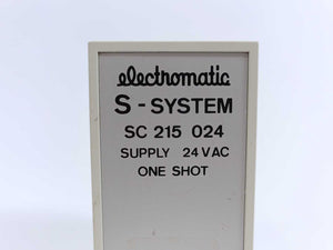 Electromatic SC 215 024 Supply 24VAC One Shot