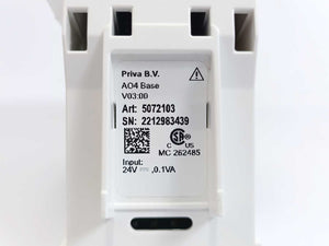 PRIVA 5072003 AO4 Analog Output Module w/ 5072103 AO4 Base