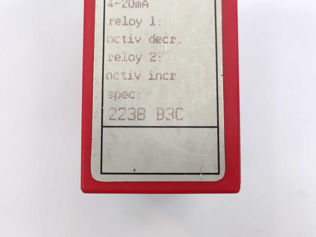 PR Electronics 2238 B3C Limit Switch 4-20mA