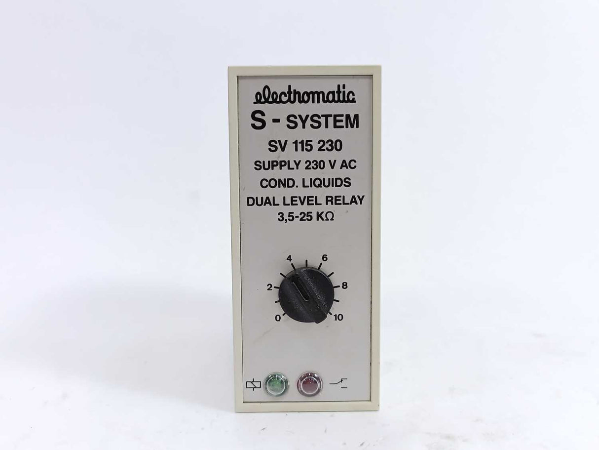 Carlo Gavazzi SV115230 Cond. liquids dual level relay 3,5-25KΩ