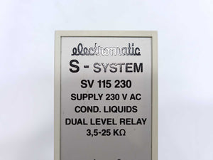 Carlo Gavazzi SV115230 Cond. liquids dual level relay 3,5-25KΩ