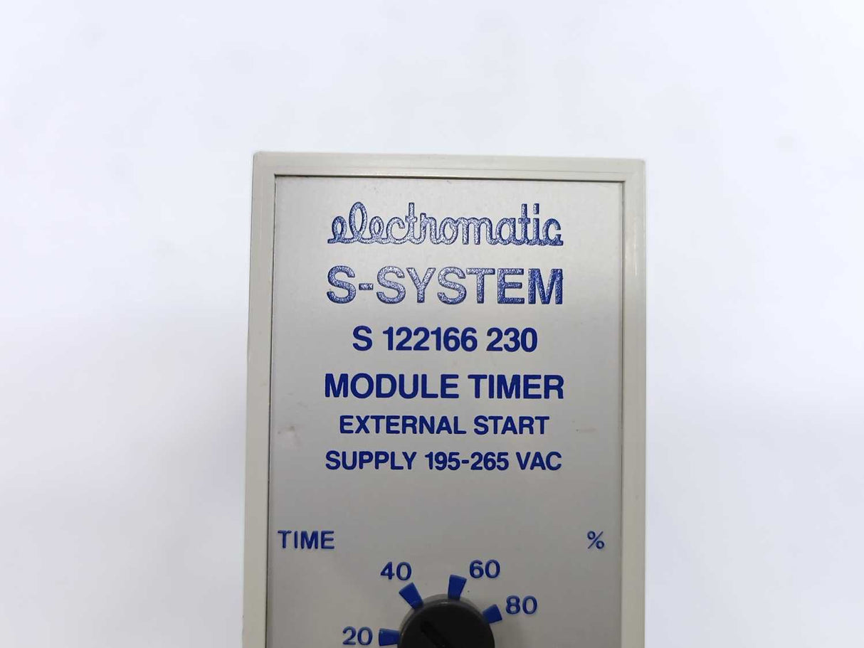 Electromatic S 122 166 230 Module Timer External Start, , W: SMK 2206 5-50min
