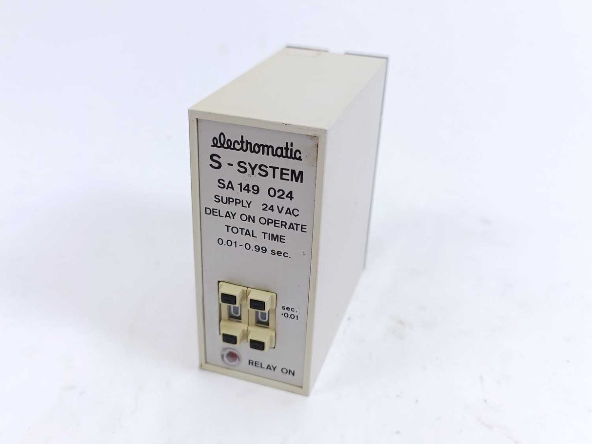 Electromatic SA 149 024 Delay on Operate Total Time 0,01-0,99sec.