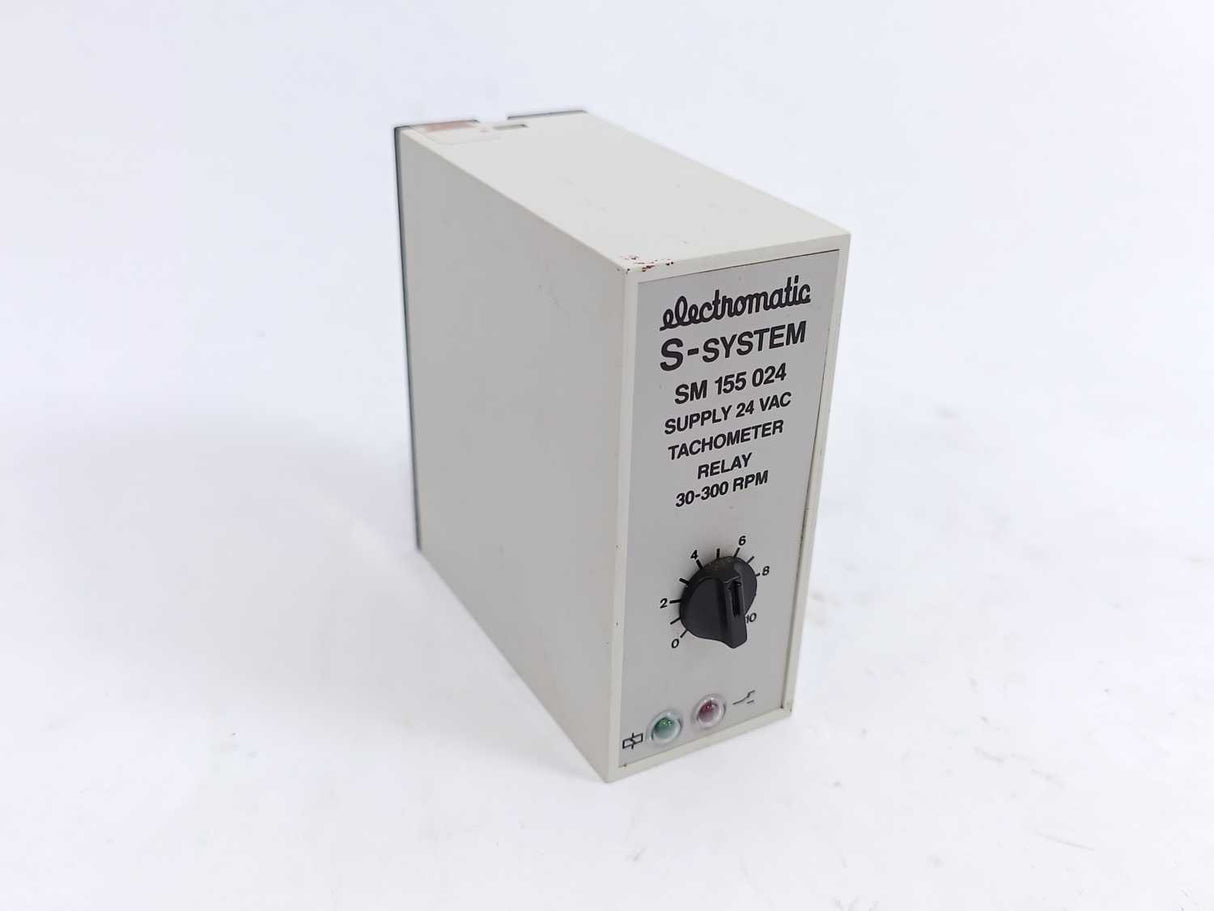 Carlo Gavazzi SM 155 024 Tachometer Relay 30-300RPM, 24VAC